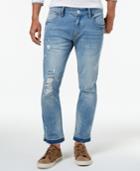 Inc International Concepts Men's Unhemmed Ripped Skinny Jeans, Created For Macy's
