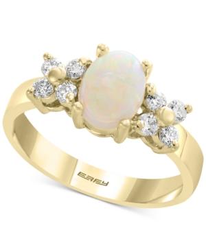 Effy Opal (2/3 Ct. T.w.) & Diamond (1/3 Ct. T.w.) Ring In 14k Gold