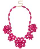 M. Haskell For Inc International Concepts Gold-tone Pink Bead Flower Statement Necklace, Only At Macy's