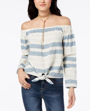 Roxy Juniors' Cotton Off-the-shoulder Top