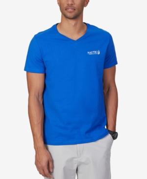 Nautica Men's Sailing Products Graphic-print V-neck T-shirt