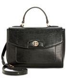 Giani Bernini Bark Patent Top-handle Crossbody, Created For Macy's