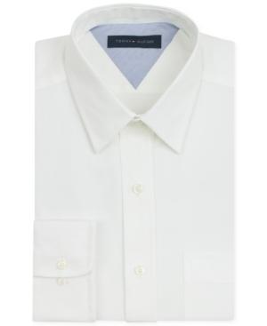 Tommy Hilfiger Easy Care White Solid Dress Shirt