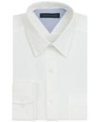 Tommy Hilfiger Easy Care White Solid Dress Shirt