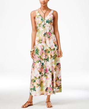 American Living Floral-print Maxi Dress, Only At Macy's