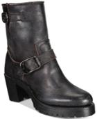 Frye Women's Sabrina Moto Engineer Boots Women's Shoes