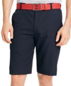 Izod Men's Solid Flat Front Golf 10 Shorts