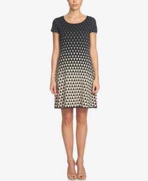 Cece Jacquard Shift Dress