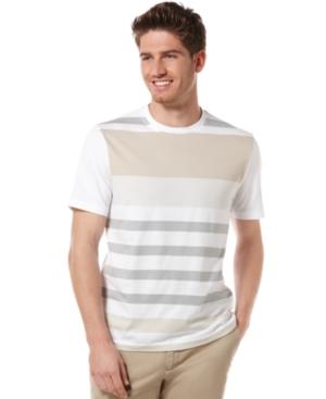 Perry Ellis T-shirt, Short Sleeve Multi Stripe T-shirt
