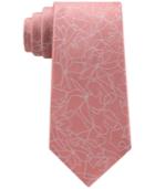 Calvin Klein Men's Sketch Botanic Tie