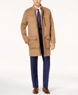 Ryan Seacrest Distinction Men's Camel Parka, Created For Macy's