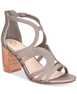 Callisto Shindig Strappy Block-heel Sandals Women's Shoes