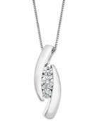 Wrapped In Love Diamond Pendant Necklace In 14k Yellow Or White Gold (1/2 Ct. T.w.)
