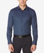 Perry Ellis Men's Twill Floral Shirt