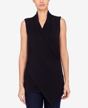 Catherine Catherine Malandrino Asymmetrical Faux-wrap Top
