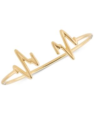 Sarah Chloe Heartbeat Bangle Cuff Bracelet