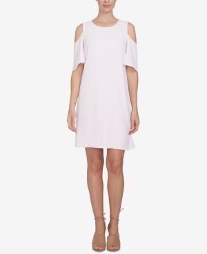 Cece Crepe Cold-shoulder Dress