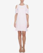 Cece Crepe Cold-shoulder Dress
