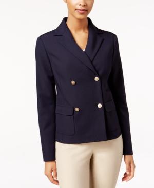 Charter Club Double-breasted Blazer, Only At Macy's