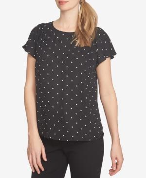 Cece Dot Print Top