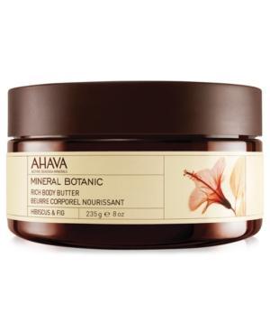 Ahava Hibiscus & Fig Mineral Botanic Rich Body Butter, 8 Oz