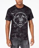 True Religion Men's Buddha Tonal Camouflage Logo-print T-shirt