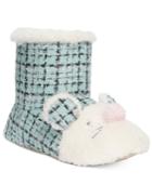 Kensie Sparkle Tweed Mouse Critter Booties
