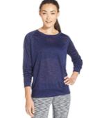 Ideology Raglan-sleeve Heathered Top, Only At Macy's