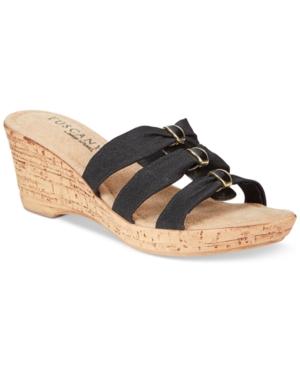 Tuscany By Easy Street Andrea Wedge Sandals Women's Shoes