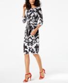 Inc International Concepts Printed Tie-waist Dress, Created For Macy's