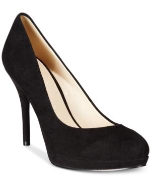 Nine West Kristal Suede Platform Pumps Women's Shoes