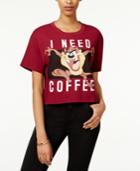 Freeze 24-7 Juniors' Looney Tunes I Need Coffee Graphic T-shirt