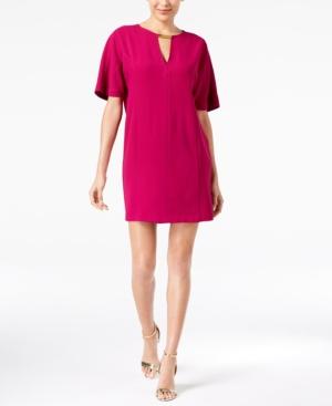 Trina Turk Sterling Embellished Keyhole Shift Dress