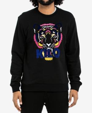 Hudson Nyc Men's Tiger Kilo Embroidered Rhinestone Sweater