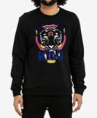 Hudson Nyc Men's Tiger Kilo Embroidered Rhinestone Sweater