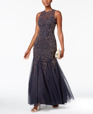 Xscape Beaded Mermaid Gown