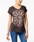 Style & Co Petite Cotton Graphic T-shirt, Only At Macy's