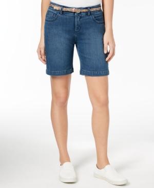 Lee Platinum Bradbury Belted Denim Shorts