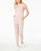 Material Girl Juniors' Active Lace-up Jumpsuit, Created For Macy's