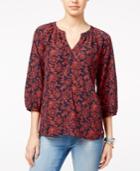 Tommy Hilfiger Stella Floral-print Peasant Top