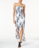 Bar Iii Printed Strapless Maxi Dress, Only At Macy's