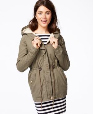 Collection B Faux-sherpa-lined Anorak Jacket