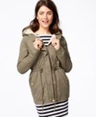 Collection B Faux-sherpa-lined Anorak Jacket