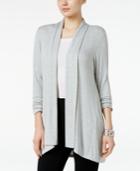 Style & Co Petite Open-front Cardigan, Only At Macy's