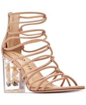 Katy Perry Janelle Seashell Lucite Block-heel Sandals Women's Shoes