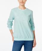 Alfred Dunner Petite Classics Embroidered Knit Top