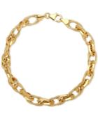 Interlocking Link Bracelet In 14k Gold