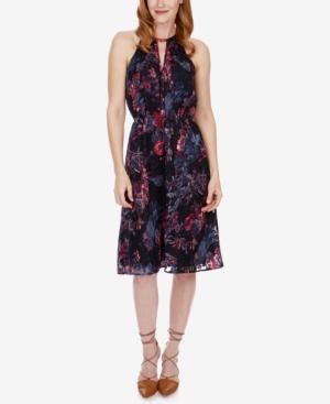 Lucky Brand Printed Keyhole Dress