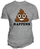 Changes Men's Happens Emoji Graphic-print T-shirt