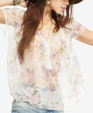 Denim & Supply Ralph Lauren Floral-print Boho Blouse